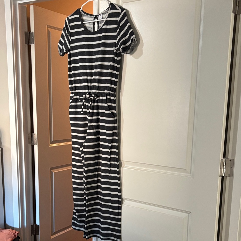 Striped Jumpsuit